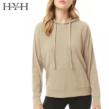 HYH HAOYIHUI Hoodies Women 2019 Brand Female Long Sleeve Solid Color Hooded Sweat Coat Pocket Casual Sportswear
HYH HAOYIHUI Hoodies Women 2019 Brand Female Long Sleeve Solid Color Hooded Sweat Coat Pocket Casual Sportswear