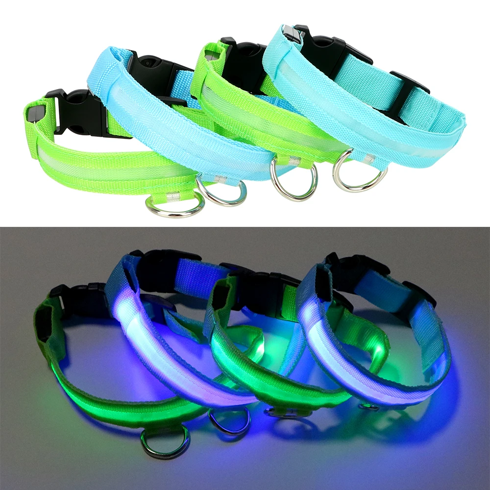 Pet Supplies LED Pet Dog Collar Nylon Dog Flashing Leash Glow In The Dark Blue Green Night Safety
Pet Supplies LED Pet Dog Collar Nylon Dog Flashing Leash Glow In The Dark Blue Green Night Safety