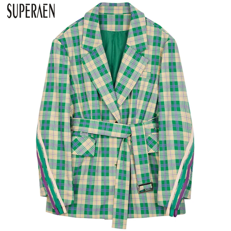 SuperAen Fashion Suit Jacket Female Wild Cotton Fashion Casual Women Jacket 2019 Spring New Plaid Women Clothing
SuperAen Fashion Suit Jacket Female Wild Cotton Fashion Casual Women Jacket 2019 Spring New Plaid Women Clothing