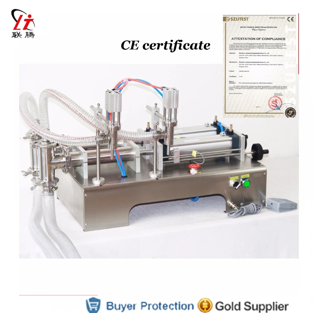 Liquid Filling Machine Pneumatic 316 Stainless Steel Double Heads Shampoo Water Oil Semi Auto Filler Food Safe Free Shipping
Liquid Filling Machine Pneumatic 316 Stainless Steel Double Heads Shampoo Water Oil Semi Auto Filler Food Safe Free Shipping