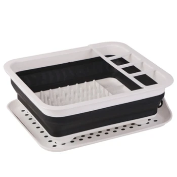 Foldable Dish Rack Kitchen Storage Holder Drainer Bowl Tableware Plate Portable Dinnerware Drying Rack With Tray Space Saving
Foldable Dish Rack Kitchen Storage Holder Drainer Bowl Tableware Plate Portable Dinnerware Drying Rack With Tray Space Saving