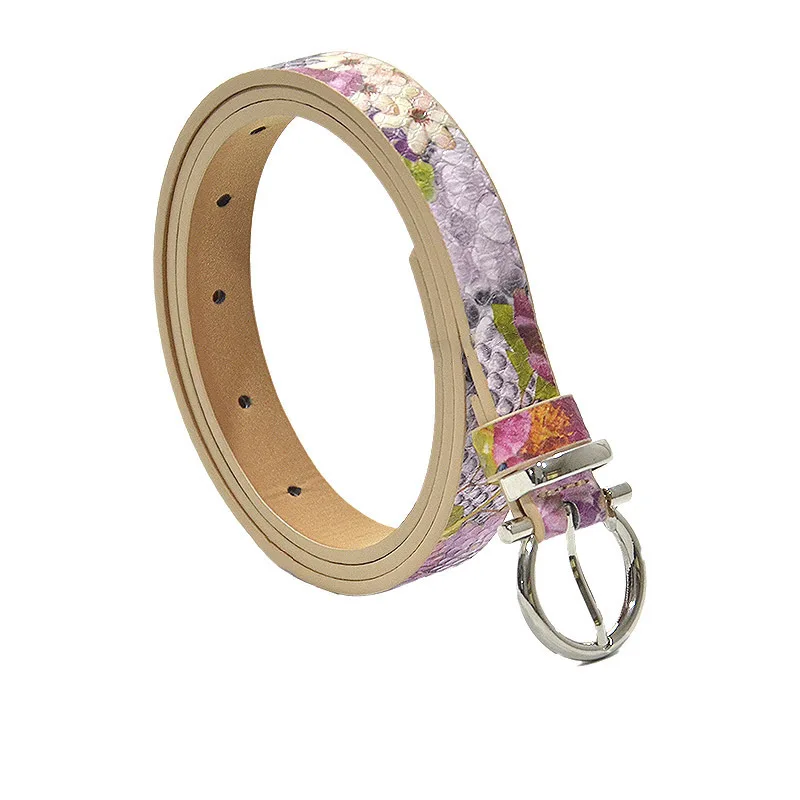 Fashion Lady PU Leather Printing Flower Alloy Retro Buckle Belt Buckle Leather Women Belt Snake Grain Printing Belt
Fashion Lady PU Leather Printing Flower Alloy Retro Buckle Belt Buckle Leather Women Belt Snake Grain Printing Belt