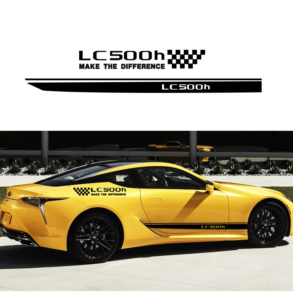 Наклейки на боковые кузова автомобиля, наклейки для Lexus LC500h, наклейки «сделай сам», украшение автомобиля, гоночная наклейка, наклейки на заказ, автомобильные аксессуары 1,8 м
Наклейки на боковые кузова автомобиля, наклейки для Lexus LC500h, наклейки «сделай сам», украшение автомобиля, гоночная наклейка, наклейки на заказ, автомобильные аксессуары 1,8 м