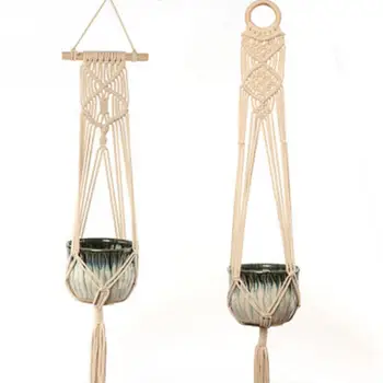 6 Style 5 Legs Macrame Plant Hanger Wall Art Indoor Outdoor Use Elegant Bohemian Home Decor Flower Pot Holder Basket
6 Style 5 Legs Macrame Plant Hanger Wall Art Indoor Outdoor Use Elegant Bohemian Home Decor Flower Pot Holder Basket