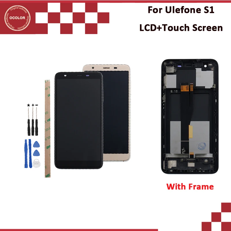 ocolor For Ulefone S1 LCD Display And Touch Screen 5.5'' With Frame For Ulefone S1 Pro LCD Screen With Tools And Adhesive
ocolor For Ulefone S1 LCD Display And Touch Screen 5.5'' With Frame For Ulefone S1 Pro LCD Screen With Tools And Adhesive
