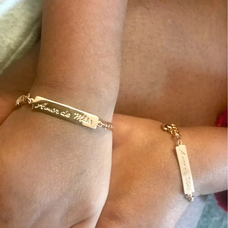 Lovely Gold Baby Bracelets Kids Jewelry for Baptism Kinder Armband Bijoux Enfants Pulseras Bebe Brazalete Child Bileklik B01Pai
Lovely Gold Baby Bracelets Kids Jewelry for Baptism Kinder Armband Bijoux Enfants Pulseras Bebe Brazalete Child Bileklik B01Pai