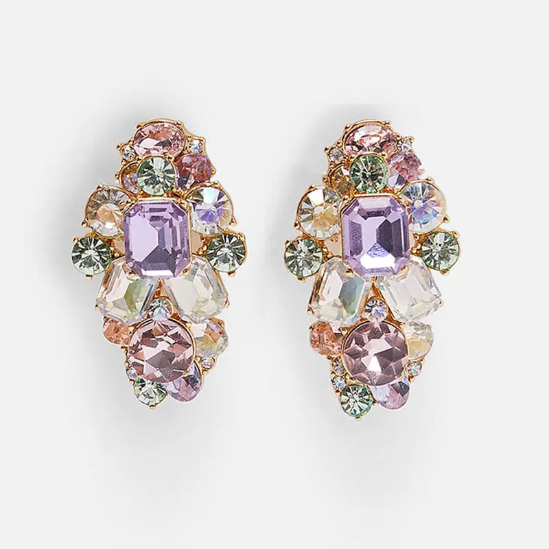 Flatfoosie 2019 New ZA Crystal Dangle Earrings For Women Wedding Colorful Bohemian Bridal Drop Jewellery Statement Earring
Flatfoosie 2019 New ZA Crystal Dangle Earrings For Women Wedding Colorful Bohemian Bridal Drop Jewellery Statement Earring
