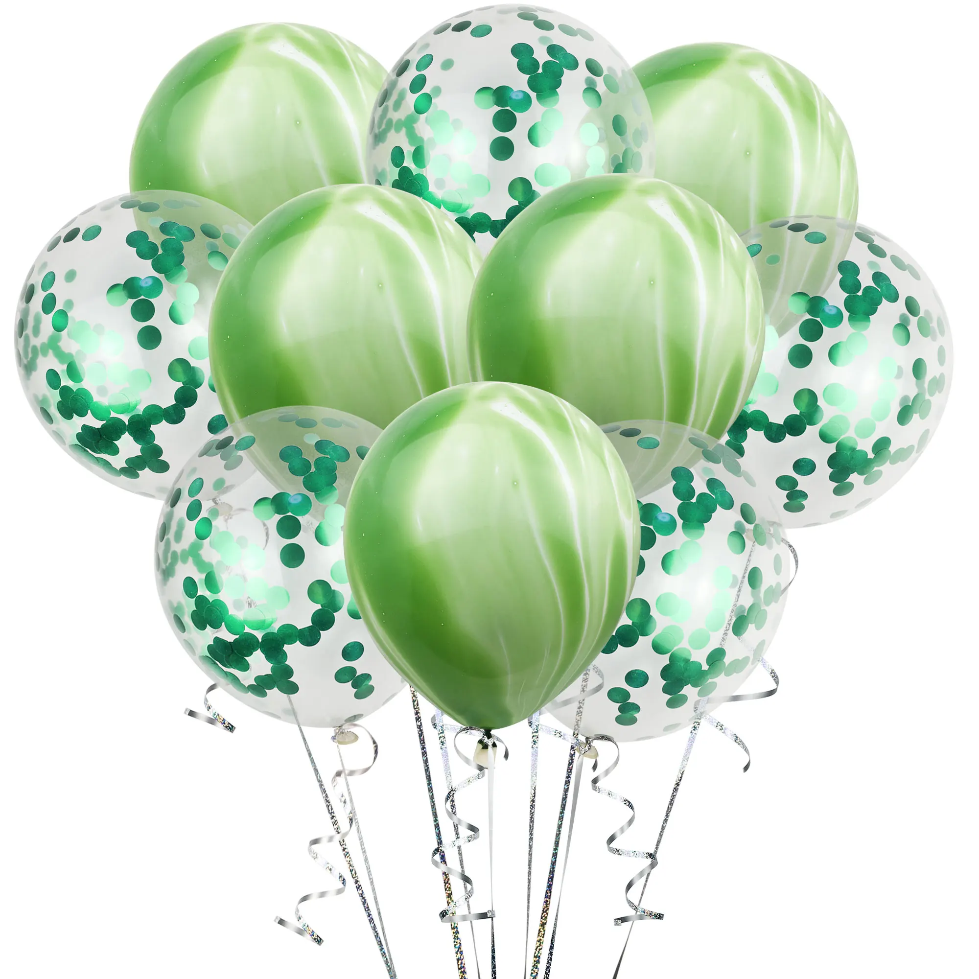 ZLJQ 10pcs 12inch Green Confetti Balloons Agate Marble Stripe Party Latex Balloons for Baby Shower Birthday Wedding Party Decor
ZLJQ 10pcs 12inch Green Confetti Balloons Agate Marble Stripe Party Latex Balloons for Baby Shower Birthday Wedding Party Decor