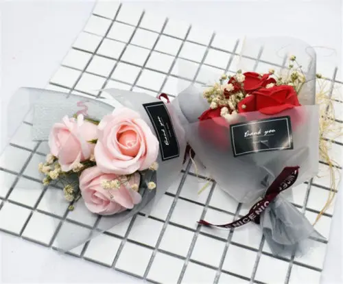 Simulation Artificial Floral Rose Soap Flower Bouquet Decoration Wedding Home for girlfriend birthday gift Valentine's Day gifts
Simulation Artificial Floral Rose Soap Flower Bouquet Decoration Wedding Home for girlfriend birthday gift Valentine's Day gifts