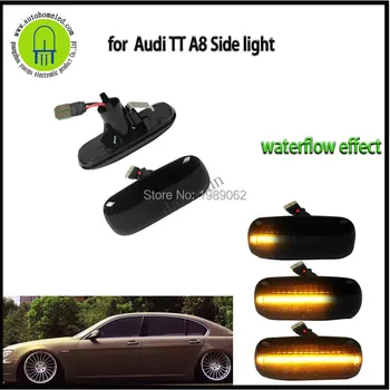 2pcs x dahosun Dynamic Flowing Indicator Sequential LED Side Marker signal Light Indicators Repeaters For Audi A3 S3 A8 D2 TT 8N
2pcs x dahosun Dynamic Flowing Indicator Sequential LED Side Marker signal Light Indicators Repeaters For Audi A3 S3 A8 D2 TT 8N