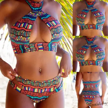 Sexy Boho Women Summer Swimsuit Beachwear Swimwear Push-up Monokini Bikini Bathing
Sexy Boho Women Summer Swimsuit Beachwear Swimwear Push-up Monokini Bikini Bathing