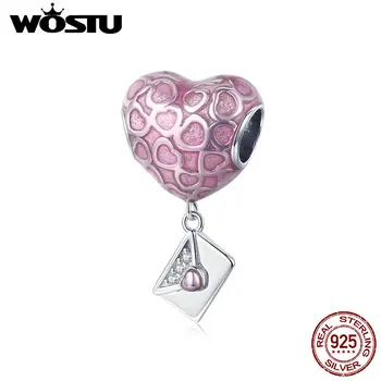 WOSTU 925 Sterling Silver Romantic Love Heart Letter Necklace Pendant For Women Beads Fit Charm Bracelet Fashion Jewelry CQC1080
WOSTU 925 Sterling Silver Romantic Love Heart Letter Necklace Pendant For Women Beads Fit Charm Bracelet Fashion Jewelry CQC1080