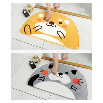 Cute Pet Pattern Water Absorbent Door Mat Semi-Circular Home Flocking Anti-Slip Pad for Home Bathroom
Cute Pet Pattern Water Absorbent Door Mat Semi-Circular Home Flocking Anti-Slip Pad for Home Bathroom