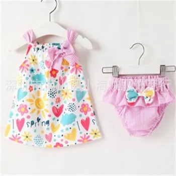 0-24M 2pcs Baby Girls Clothes Set Pink Tie Sleeveless Shirt Tops Bow Floral Panties For Girls Pp Pants Newborn Baby Girls Set
0-24M 2pcs Baby Girls Clothes Set Pink Tie Sleeveless Shirt Tops Bow Floral Panties For Girls Pp Pants Newborn Baby Girls Set
