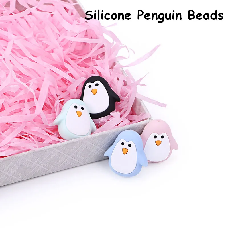Chengkai 50pcs Silicone Penguin Teether Beads DIY Animal Baby Shower Teething Montessori Sensory Cartoon Jewelry Toy Accessories
Chengkai 50pcs Silicone Penguin Teether Beads DIY Animal Baby Shower Teething Montessori Sensory Cartoon Jewelry Toy Accessories