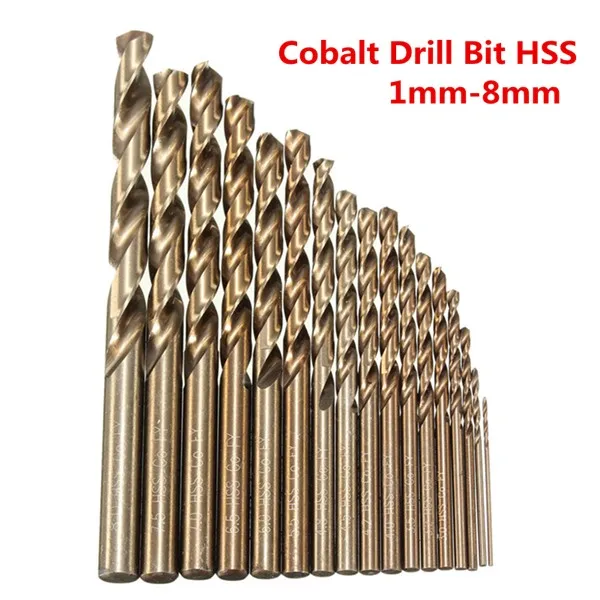 Профессиональные Сверла HSS Co Cobalt от 1 0 мм до 8 различные размеры металл пластик