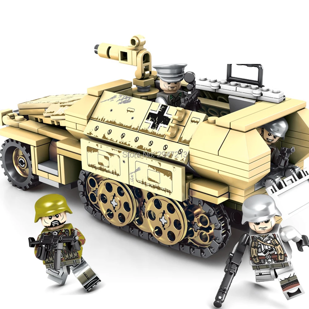 hot LegoINGlys military World War II Germany army Sd. kfz.251 Armored vehicle Assault war moc Building Blocks model bricks toys
hot LegoINGlys military World War II Germany army Sd. kfz.251 Armored vehicle Assault war moc Building Blocks model bricks toys