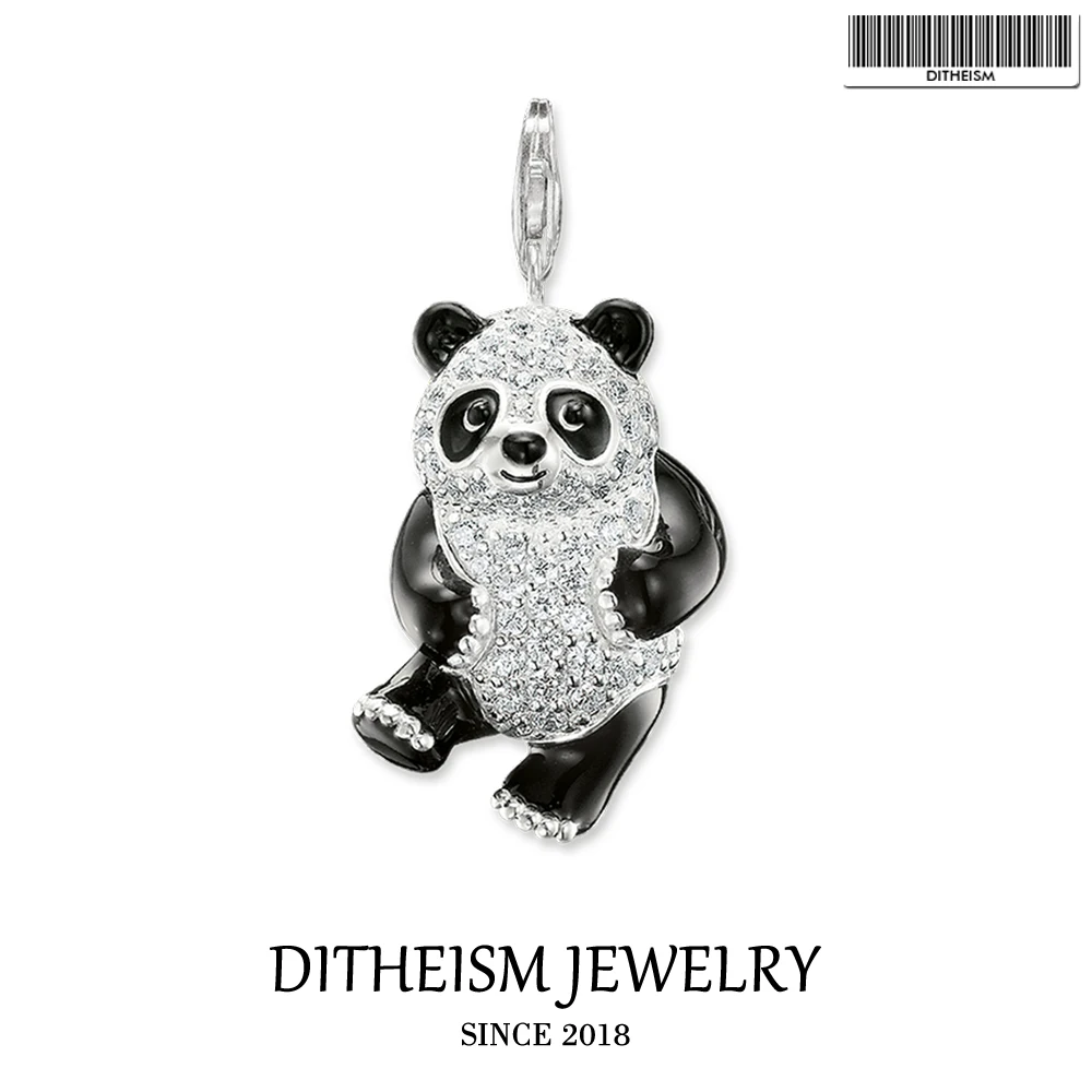 White CZ Panda Pendant, 2018 New Fashion Jewelry 925 Sterling Silver Cute Gift For Women Girls Fit Necklace
White CZ Panda Pendant, 2018 New Fashion Jewelry 925 Sterling Silver Cute Gift For Women Girls Fit Necklace