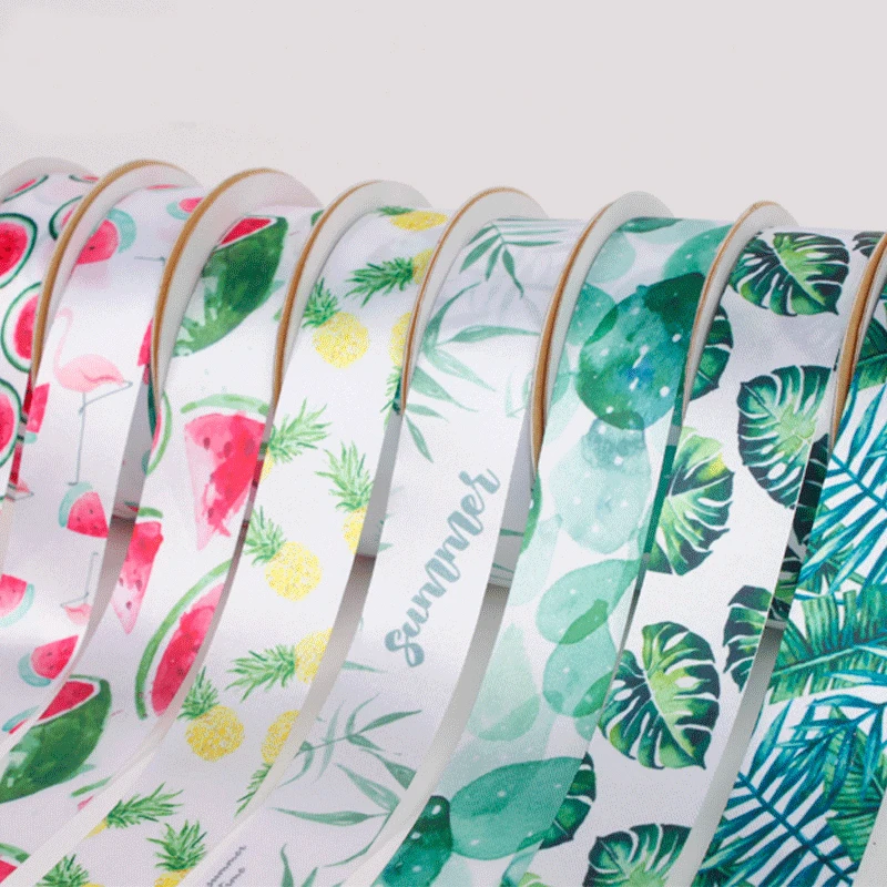 10yards width 2.5/5cm flowers printed ribbon polyester ribbon DIY Hair gift Cake wrapping holiday Wedding party ribbon Materials
10yards width 2.5/5cm flowers printed ribbon polyester ribbon DIY Hair gift Cake wrapping holiday Wedding party ribbon Materials