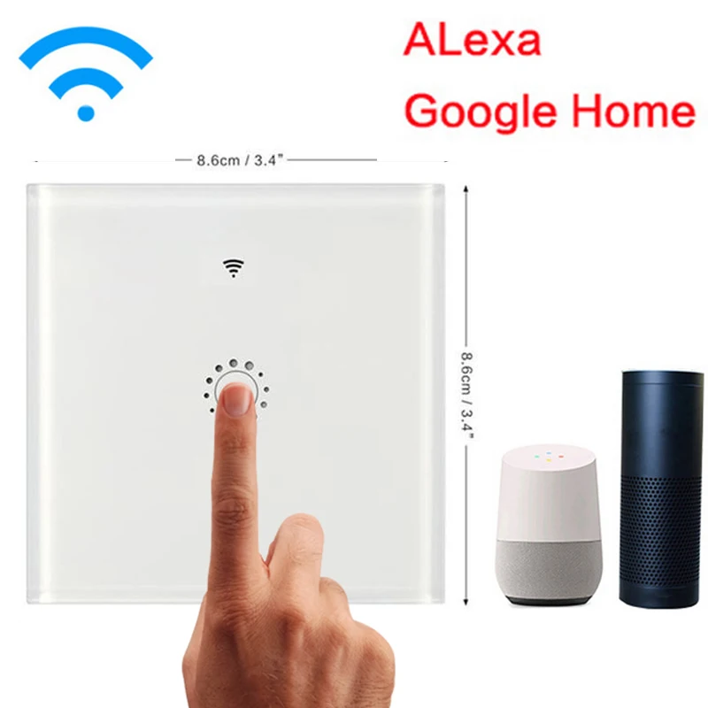 New Wireless Intelligence Timing&Remote Control Wi-Fi Remote Switch Wall Light Panel Work With APP Alexa Google Home Intelligent
New Wireless Intelligence Timing&Remote Control Wi-Fi Remote Switch Wall Light Panel Work With APP Alexa Google Home Intelligent