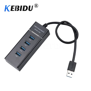 Kebidu 4 Ports USB Hub Adapter High Speed 5Gbps USB 3.0 Multi HUB Splitter Expansion For Desktop PC Laptop Adapter
Kebidu 4 Ports USB Hub Adapter High Speed 5Gbps USB 3.0 Multi HUB Splitter Expansion For Desktop PC Laptop Adapter