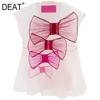 DEAT 2020 new summer women clothes fashion round neck sleeveless bot patchwork embroidery sexy top female blouse WF28600L
DEAT 2020 new summer women clothes fashion round neck sleeveless bot patchwork embroidery sexy top female blouse WF28600L