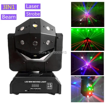 Laser/Beam/Strobe 3IN1 16X3W LED Moving Head Light/USA Luminums 120W Professional LED Stage Effect Lights For DJ Bar Disco Shows
Laser/Beam/Strobe 3IN1 16X3W LED Moving Head Light/USA Luminums 120W Professional LED Stage Effect Lights For DJ Bar Disco Shows