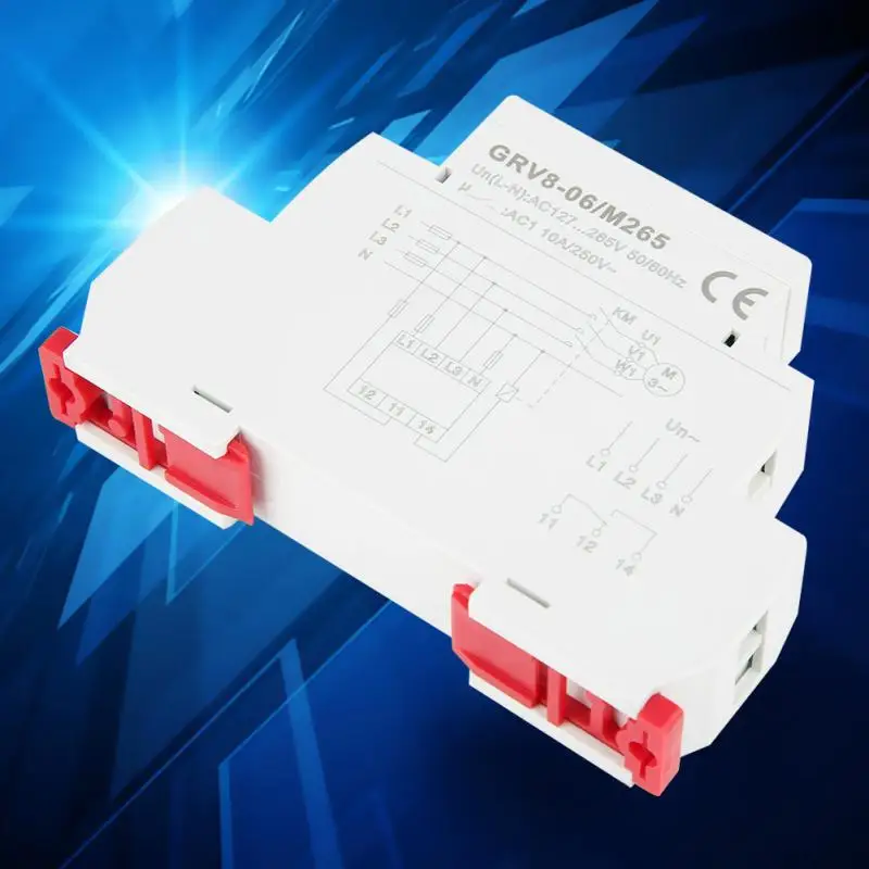 GRV8-06 3-Phase Voltage Monitoring Relay Phase Sequence Voltage Control Relay Phase Failure Protection M265 Voltage Relay
GRV8-06 3-Phase Voltage Monitoring Relay Phase Sequence Voltage Control Relay Phase Failure Protection M265 Voltage Relay