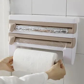 Pop Kitchen Roll Multi-purpose Racks Dispenser Cling Film Tin Foil Towel Holder Rack Wall Mounted
Pop Kitchen Roll Multi-purpose Racks Dispenser Cling Film Tin Foil Towel Holder Rack Wall Mounted