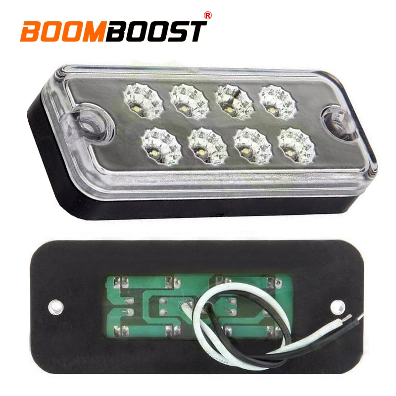 1pcs Waterproof Clearance Side Marker Light Indicator Lamp Truck Trailer Lorry Car Lights Lamp 8 LED white 24V 12V
1pcs Waterproof Clearance Side Marker Light Indicator Lamp Truck Trailer Lorry Car Lights Lamp 8 LED white 24V 12V