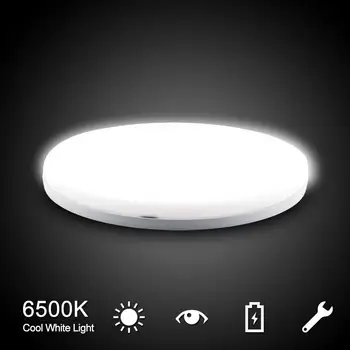 Ultra Bright 6500K White LED Flush Mount Ceiling Light Lighting Fixture for Kitchen Bathroom Dining Room Reading Room
Ultra Bright 6500K White LED Flush Mount Ceiling Light Lighting Fixture for Kitchen Bathroom Dining Room Reading Room