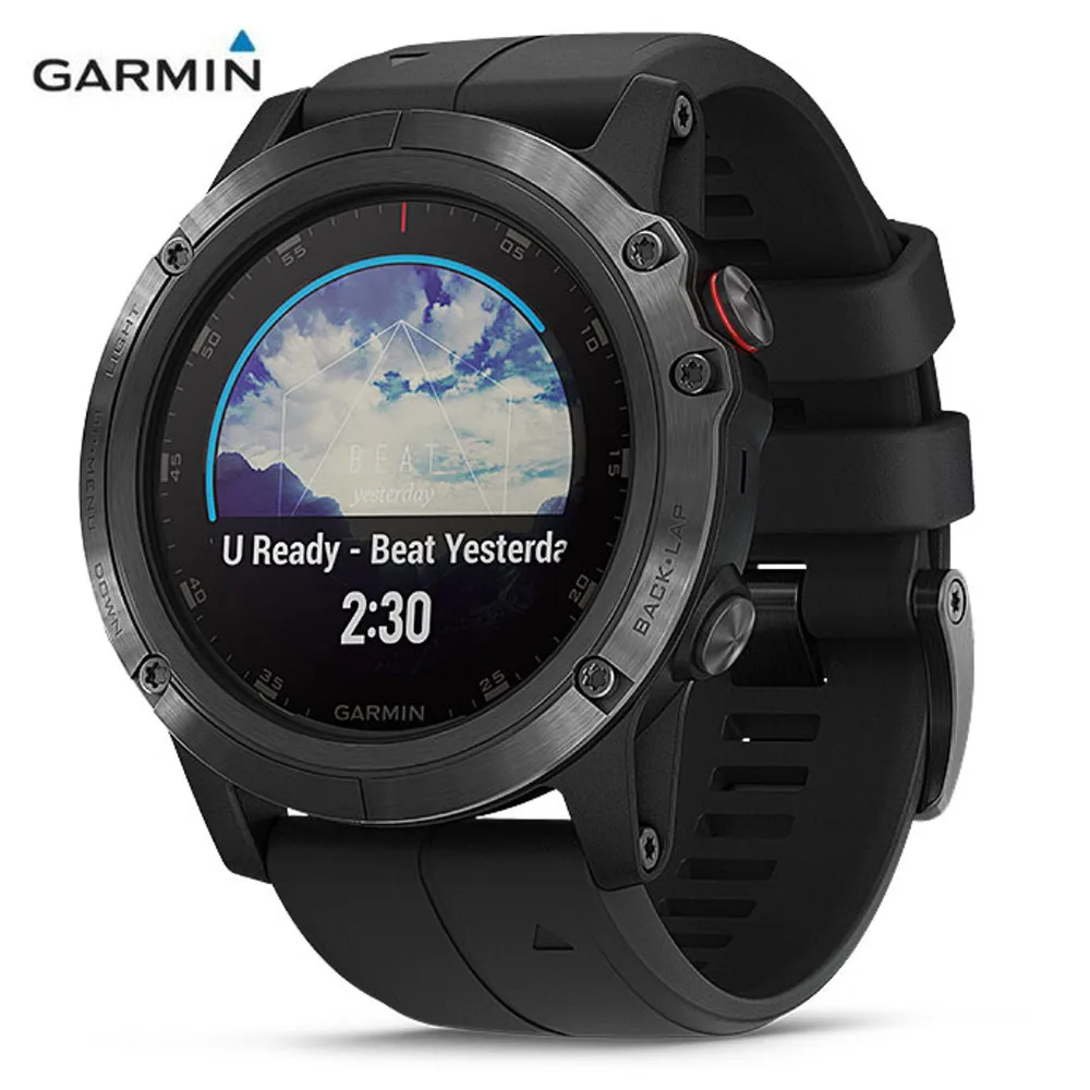 

GARMIN Fenix 5X Plus Sapphire Mirror GPS Smartwatch Sports Bluetooth 4.0 Heart Rate Monitor Pedometer Waterproof Smart Watch