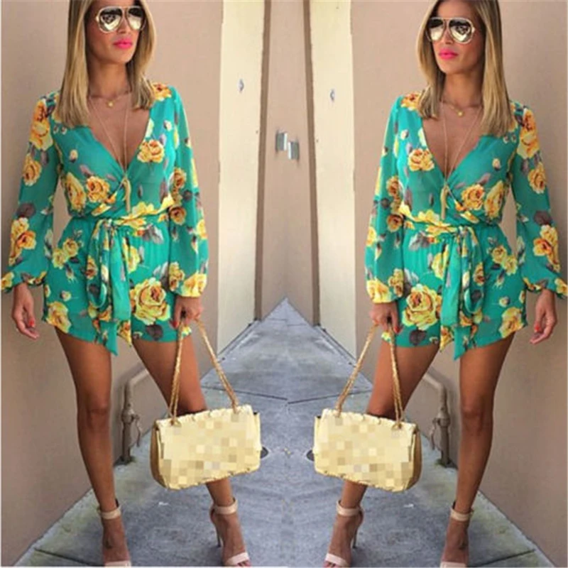 Womens Floral v neck floral sexy Clubwear Playsuit Bodysuit Party Jumpsuit Romper Chiffon Shorts
Womens Floral v neck floral sexy Clubwear Playsuit Bodysuit Party Jumpsuit Romper Chiffon Shorts
