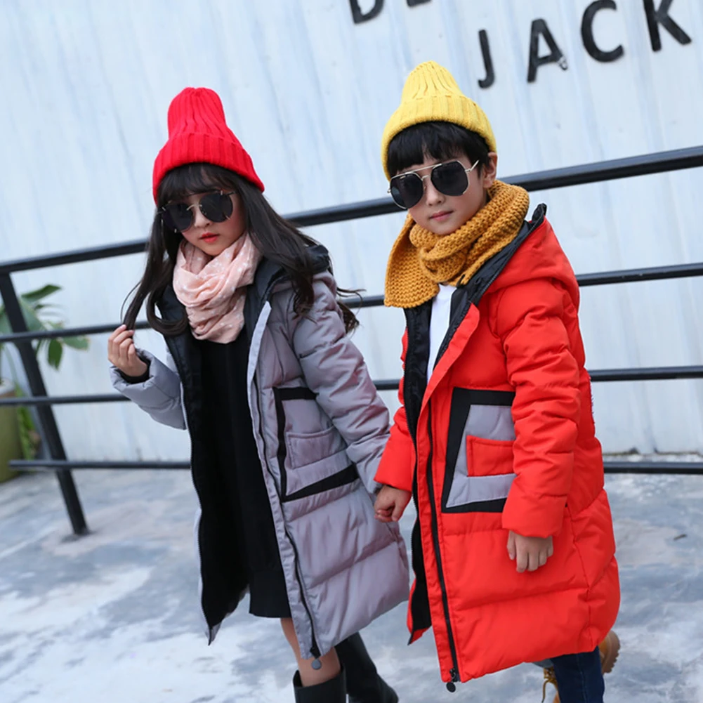 Winter Thicken keep warm Kids Boys Girls Hooded Zipper Coat Baby Girls Children Long Down Jacket
Winter Thicken keep warm Kids Boys Girls Hooded Zipper Coat Baby Girls Children Long Down Jacket