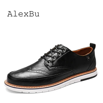 AlexBu Man Shoes Luxury Brand Men Formal Shoes Leather Business Oxford Male Lace Up Fashion Shoes Black White Dropshipping
AlexBu Man Shoes Luxury Brand Men Formal Shoes Leather Business Oxford Male Lace Up Fashion Shoes Black White Dropshipping