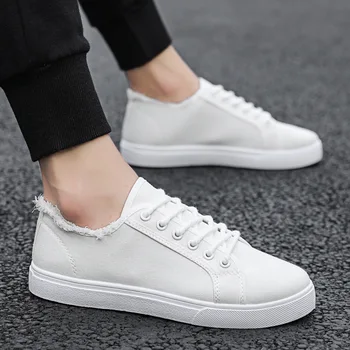 New 2019 Men Casual Shoes Lace-up Flat Male Shoes Fashion Sneakers For Men White Shoes chaussure homme
New 2019 Men Casual Shoes Lace-up Flat Male Shoes Fashion Sneakers For Men White Shoes chaussure homme