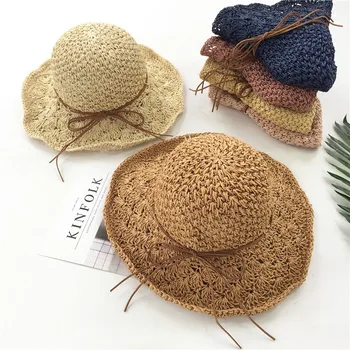 Visor Female Foldable Summer Sun Hat Large Brimmed Rolled Straw Hat Sun Beach Hat Bow Breathable Straw Hat
Visor Female Foldable Summer Sun Hat Large Brimmed Rolled Straw Hat Sun Beach Hat Bow Breathable Straw Hat