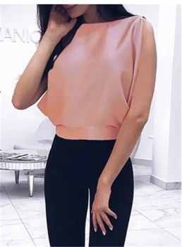 New Fashion Women Hollow Out Back Sexy Summer Chiffon Shirts Sleeveless Round Neck Female Bow Tie Blouses
New Fashion Women Hollow Out Back Sexy Summer Chiffon Shirts Sleeveless Round Neck Female Bow Tie Blouses