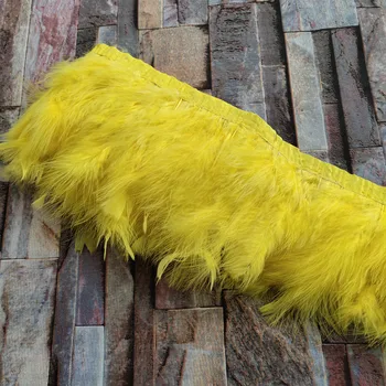 Hot Selling 10Yards Beautiful Yellow natural Turkey fluff feathers ribbon 13-17 cm For Dress/Clothes Accessory Decoration
Hot Selling 10Yards Beautiful Yellow natural Turkey fluff feathers ribbon 13-17 cm For Dress/Clothes Accessory Decoration