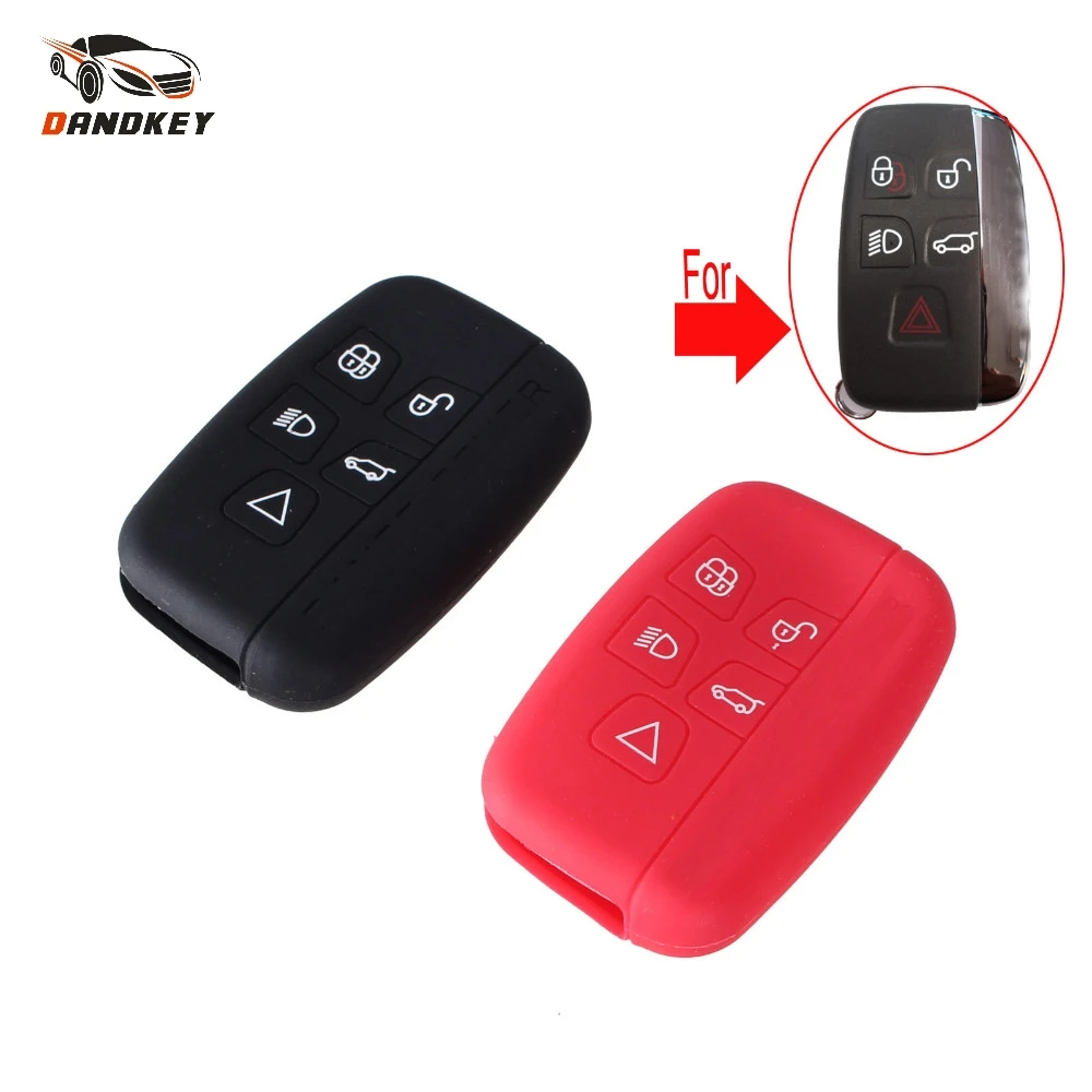 Dandkey 5 Buttons Remote Car Key FOB Cover Smart Silicone Key Case For LAND ROVER LR4 For Range Rover Sport Evoque
Dandkey 5 Buttons Remote Car Key FOB Cover Smart Silicone Key Case For LAND ROVER LR4 For Range Rover Sport Evoque