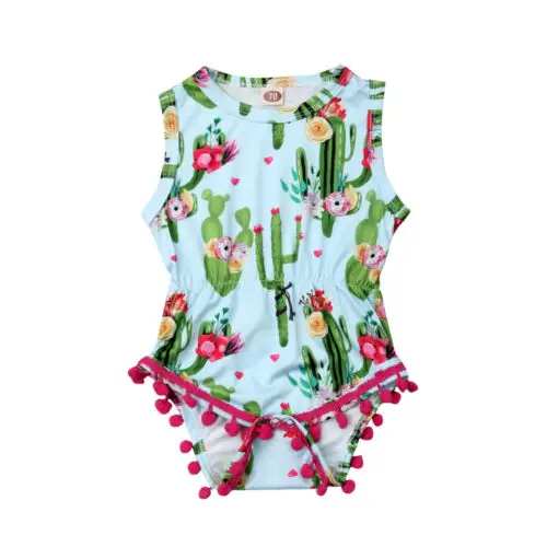 Baby Clothes Newborn Infant Baby Girl Jumpsuit Tassel ball Bodysuit Cactus Print Outfit Sunsuit 0-18M
Baby Clothes Newborn Infant Baby Girl Jumpsuit Tassel ball Bodysuit Cactus Print Outfit Sunsuit 0-18M
