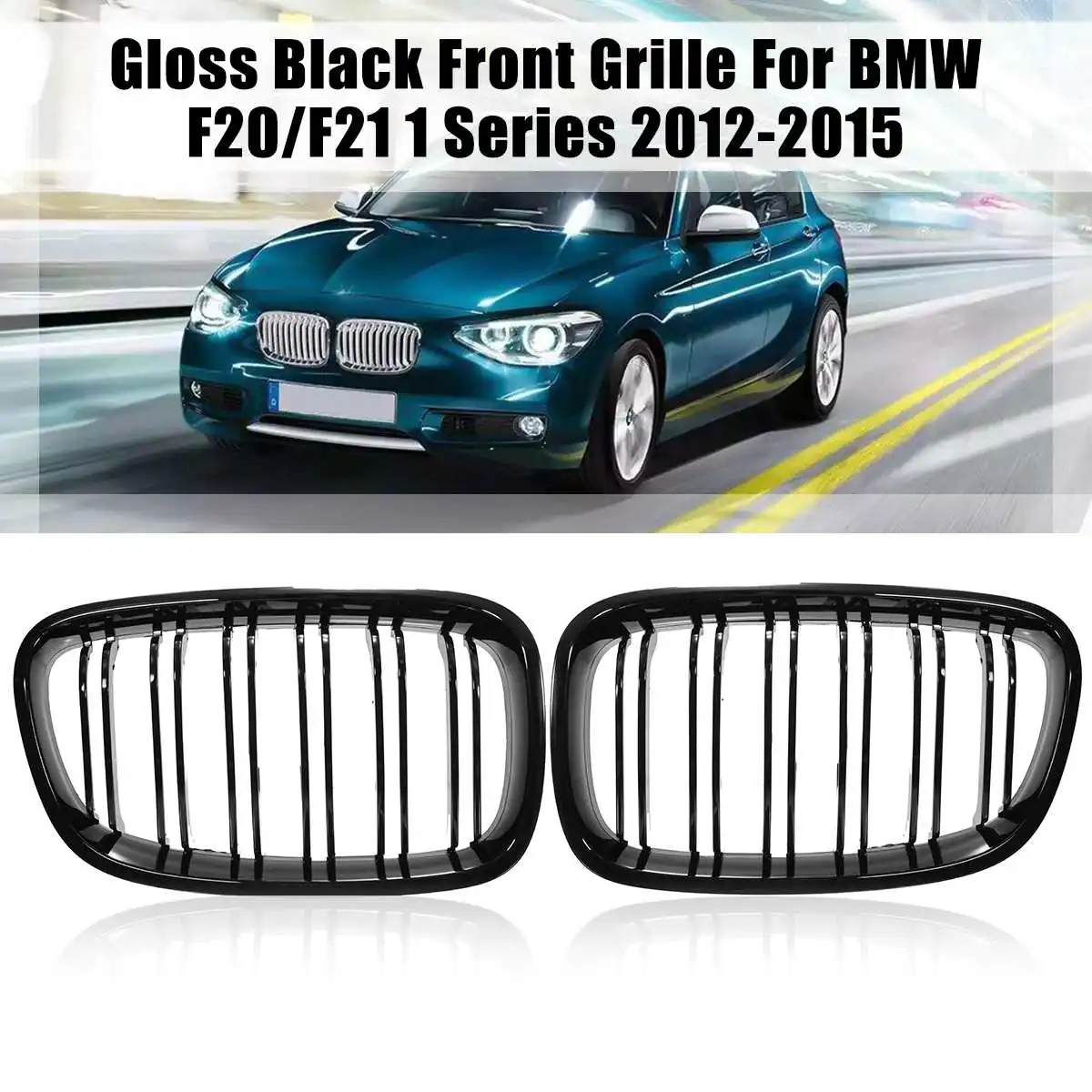 For BMW F20 F21 2011 2013 2014 1 Series Pair Gloss Matte Black Wide Front Kidney Grill Grilles Car Stying Racing Grills
For BMW F20 F21 2011 2013 2014 1 Series Pair Gloss Matte Black Wide Front Kidney Grill Grilles Car Stying Racing Grills