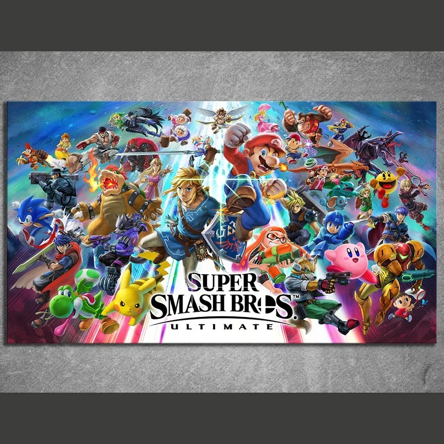 1 Piece Video Game Super Smash Brothers Poster HD Wall Pictures for Living Room Decor
1 Piece Video Game Super Smash Brothers Poster HD Wall Pictures for Living Room Decor