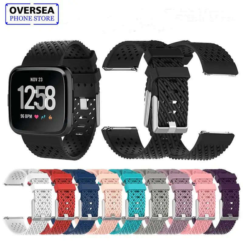 Personality Soft Silicone Replacement Wrist Strap Watch Band For Fitbit Versa Smart Watch S/L 10 Colors
Personality Soft Silicone Replacement Wrist Strap Watch Band For Fitbit Versa Smart Watch S/L 10 Colors