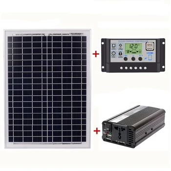 18V20W Solar Panel +12V / 24V Controller + 1500W Inverter Ac220V Kit, Suitable For Outdoor And Home Ac220V Solar Energy-Saving
18V20W Solar Panel +12V / 24V Controller + 1500W Inverter Ac220V Kit, Suitable For Outdoor And Home Ac220V Solar Energy-Saving