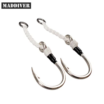 5/0 7/0 9/0 11/0 MUSTAD High Carbon Steel Rigged Single Hook Assist Hooks Heavy Duty Strong PE Line Jigging Saltwater Fishing
5/0 7/0 9/0 11/0 MUSTAD High Carbon Steel Rigged Single Hook Assist Hooks Heavy Duty Strong PE Line Jigging Saltwater Fishing