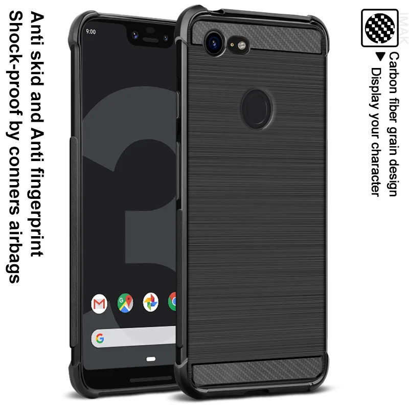 Подушка безопасности для Google Pixel3 Pixel 3 XL Pixel4 4 чехол IMAK Мягкий ТПУ силиконовый