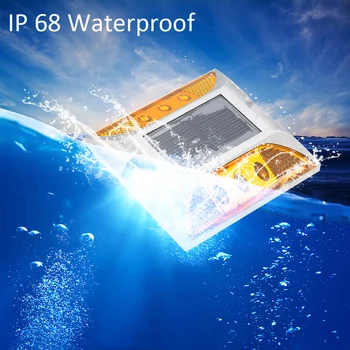 IP68 Waterproof 2.5V 2W 6 LED Solar Powered Energy Driveway Lamp Light Control Flash Lighting Effect for Street Avenue Highway 
IP68 Waterproof 2.5V 2W 6 LED Solar Powered Energy Driveway Lamp Light Control Flash Lighting Effect for Street Avenue Highway