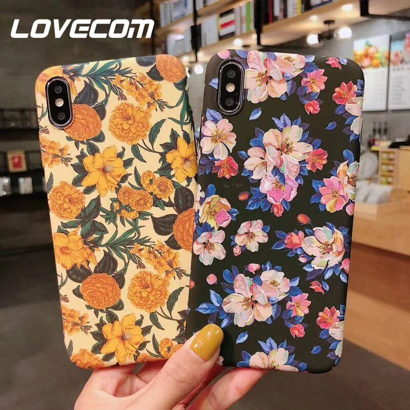 LOVECOM Vintage Flower Case For iPhone XS Max XR XS X 6 6S 7 8 Plus Full Body Matte PC Hard Luminous Phone Back Cover Cases Gift
LOVECOM Vintage Flower Case For iPhone XS Max XR XS X 6 6S 7 8 Plus Full Body Matte PC Hard Luminous Phone Back Cover Cases Gift