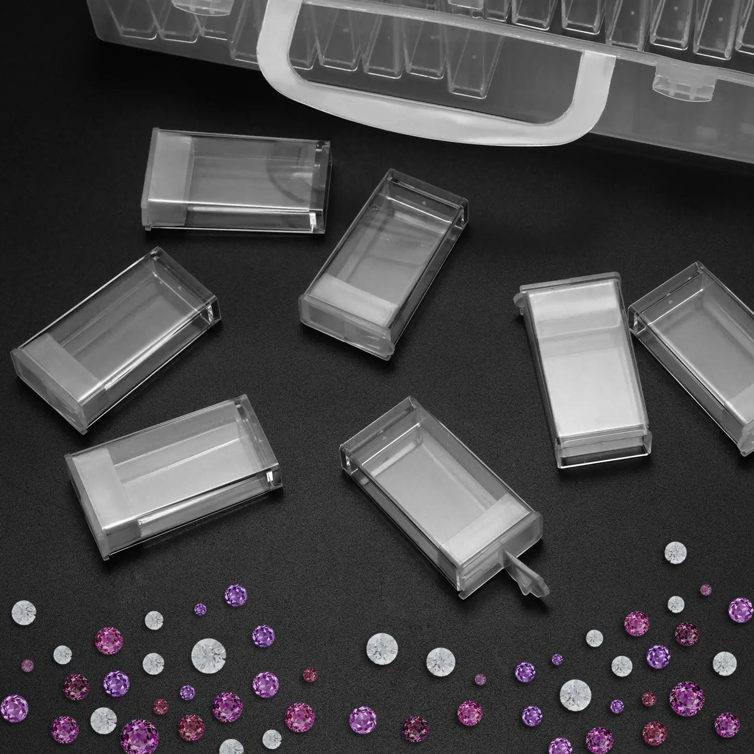 64 Slots Diamond Painting kits Plastic Storage Box Nail Art Rhinestone Tools Beads Storage Box Case Organizer Holder kit
64 Slots Diamond Painting kits Plastic Storage Box Nail Art Rhinestone Tools Beads Storage Box Case Organizer Holder kit